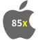 Aplicativo 85x para iOS
